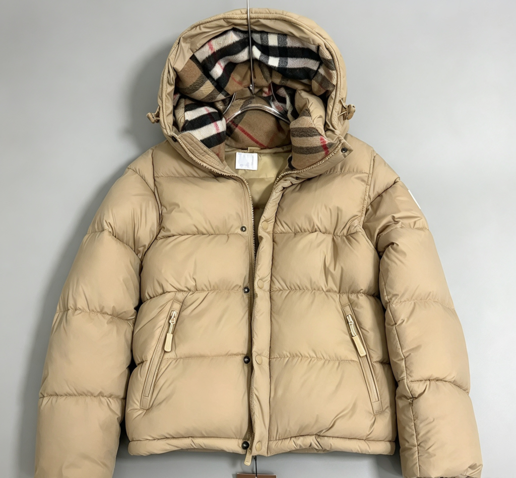Beige BB coat detachable sleeve 2